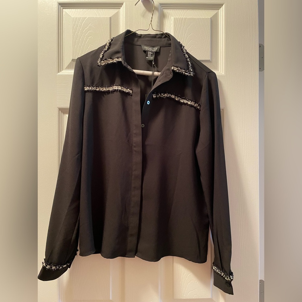 NWT-  Rachel Zoe button down blouse